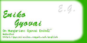 eniko gyovai business card